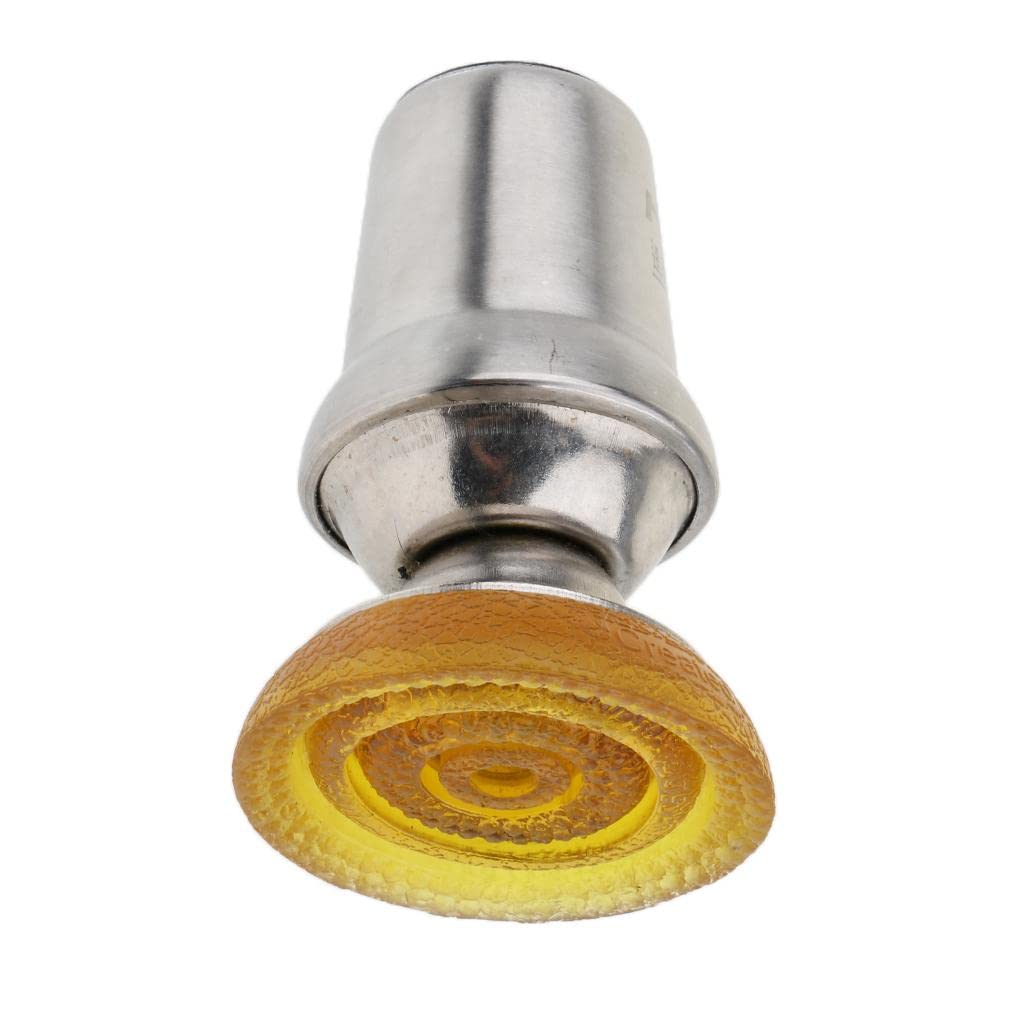 Juego de 3 almohadillas de goma antideslizantes de rotación de 360 grados para muleta de 22 mm, color negro