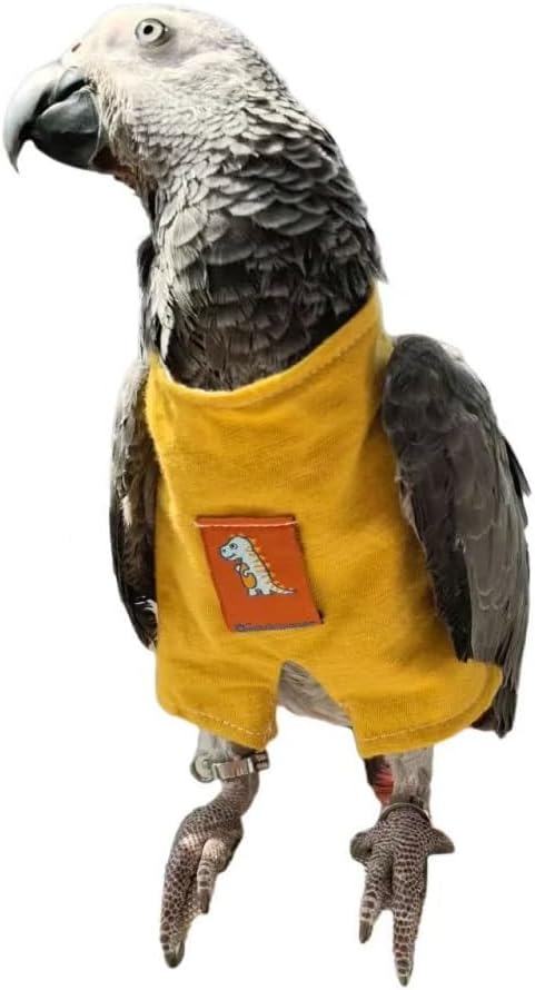 Parrot Supplies, Lightweight Flight Suit for Birds, Parrot Restraint Supplies, Comfortable and Warm, Suitable for Green cheeked Parakeets, Sun con, Monk Parakeets (3XL)