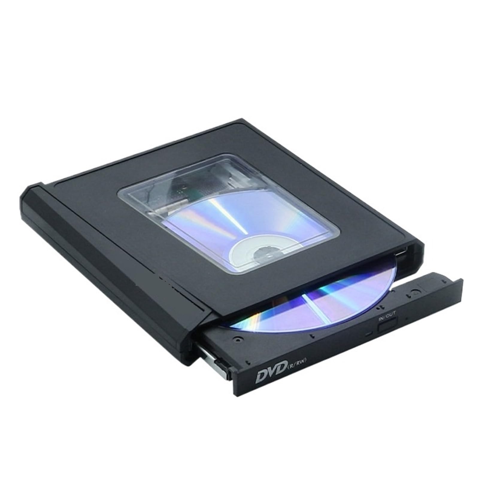 Lettore Dvd unità Ottica Esterna USB 3.0 Masterizzatore Dvd for Computer Portatile Lettore di unità Ottica Mobile Esterna(Yellow)