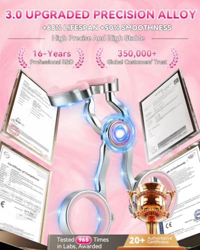 Image of 2026 Upgraded Contact Lens Applicator Tool【3-Step Easy Wear】【3.0 Precision Alloy & Natural Silicone】0 Shift, Ultra-Smooth Lens Insertion Removal Kit for Home Travel Use (Pink)