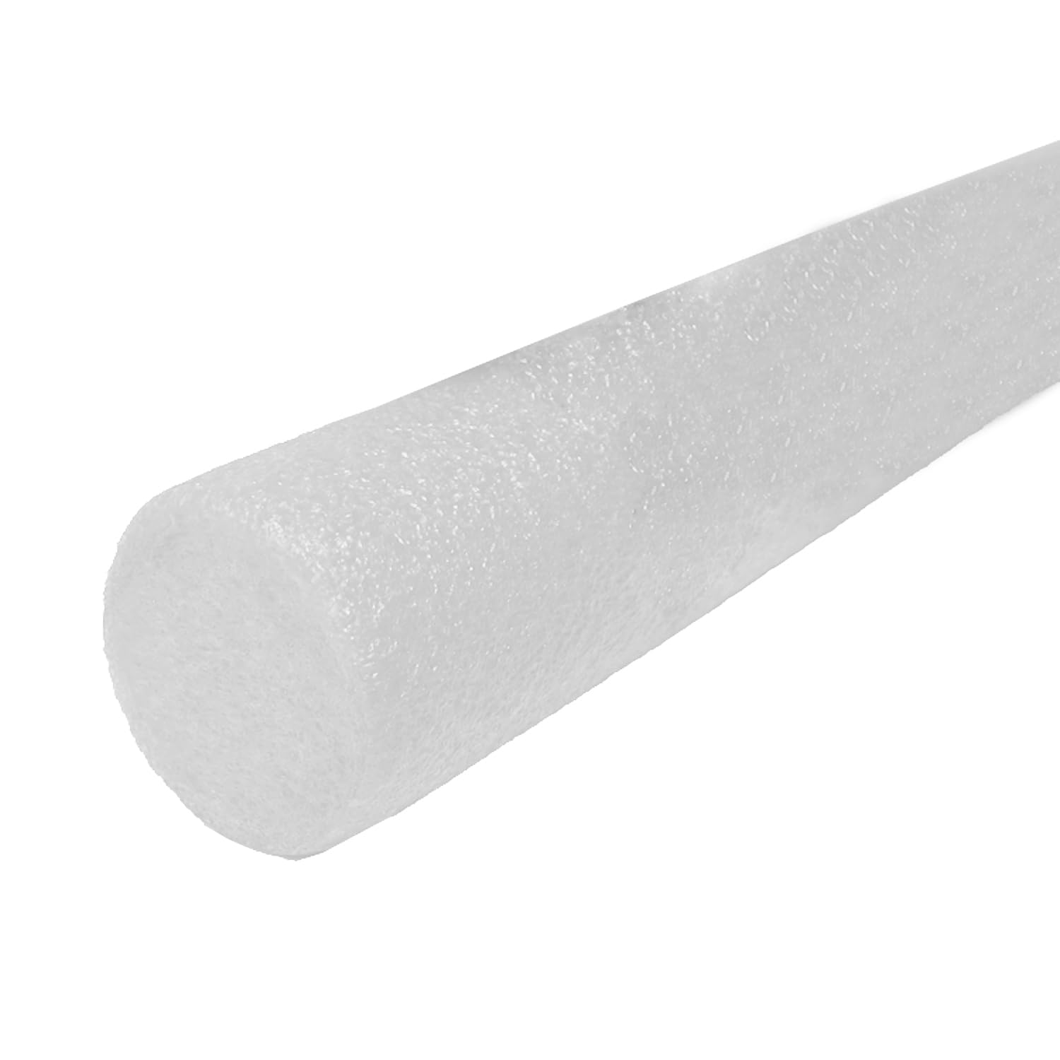White Pool Noodle Swimming Aid Foam Noodles Swim Water Float Stick Floating Log Water Kids Swim Child Toy Adult Floation Lounger Chair Learner Lession Lilo Flexible Baby Proofing Corner Protection
