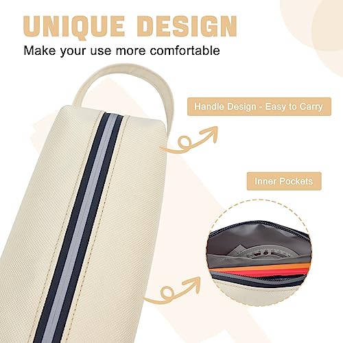 Image of Fmeida Pencil Case Aesthetic Pencil Bag Big Capacity Pencil Pouch Portable Pen Case Office Stationery Makeup Bag Desk Organizer for College Adults Women Men