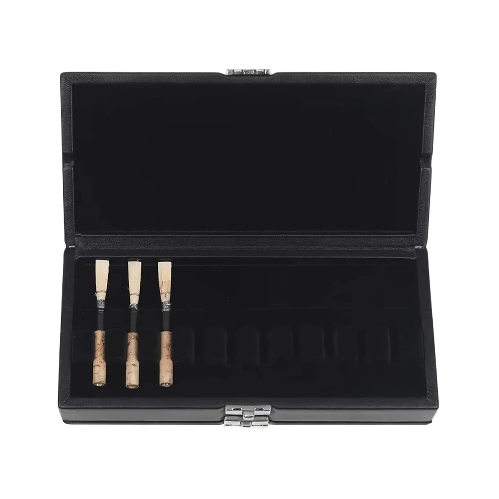 Scatola Di Ance In Tessuto Custodia in pelle for ance for oboe a doppio strato | La custodia in pelle for ance può contenere 20 parti di strumenti musicali for porta ance