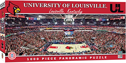 Image of MasterPieces NCAA Louisville Cardinals Stadium Panoramic Jigsaw Puzzle, 1000-Piece