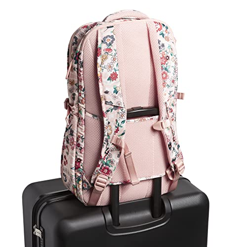 Vera Bradley Women's Recycled Lighten Up Reactive Lay Flat Travel Backpack, Prairie Paisley, One Size #TOP4