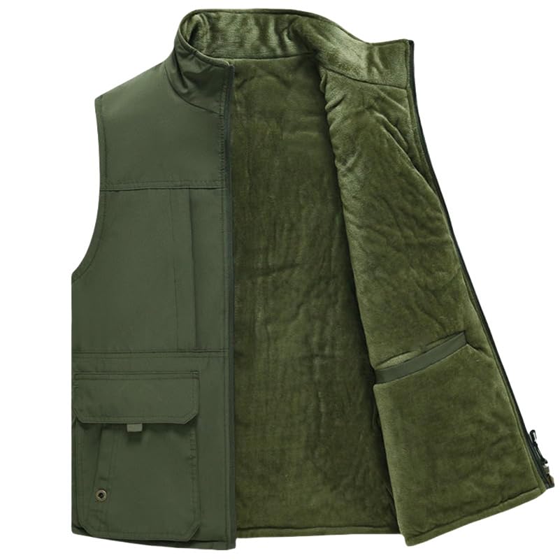Chaleco de invierno para hombre combate el frío sin ropa pesada de algodón