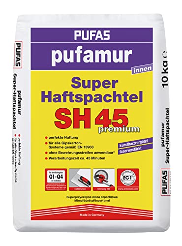 Preisvergleich Produktbild Pufas Pufamur SH45 Superhaftspachtel 10 kg