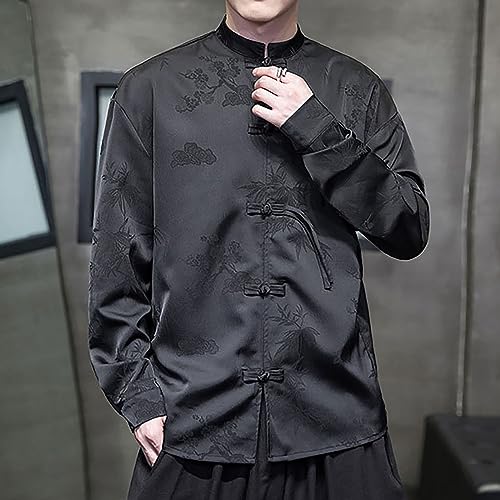 Mens Oriental Tai Chi Kung Fu Asian Chinese Top Jacket Coat Oriental Tai Chi Kung Fu Asian Chinese Top Jacket Coat3