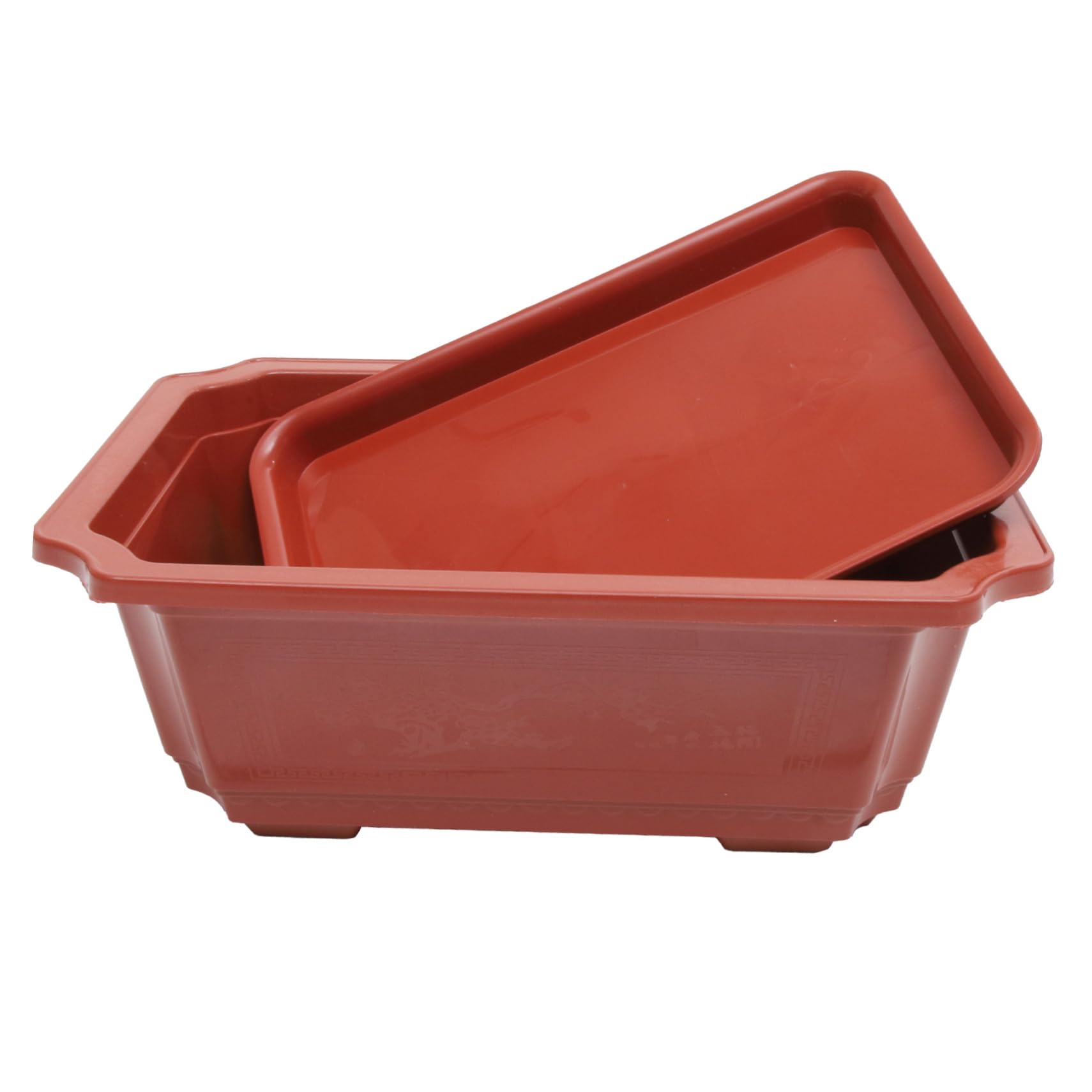 Milisten Maceta Ovalada Grande Bandeja para macetas Juego de árboles Bonsai macetas de Entrenamiento Bonsai Linda Maceta bonsái bonsais Maceta de Interior Maceta Reutilizable el plastico