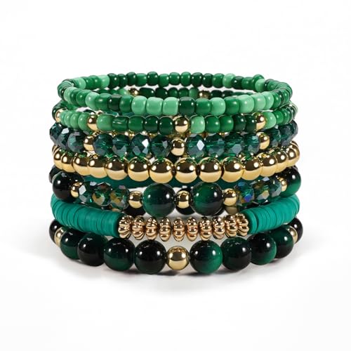 Pulsera bohemia de cuentas de madera para hombres y mujeres miniatura 1