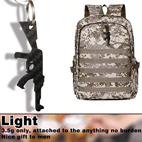 Hopeme Bottle Opener With Keychain & Keyring, Cool Carbon Fiber Bottle Opener For Men, Nice Gifts For Father’s Day, Birthday, Anniversary, Christmas #TOP3