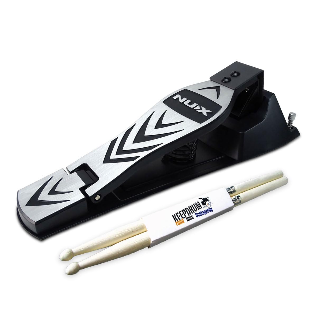 Nux DM210HH Hi-Hat do perkusji elektrycznej z pałeczkami perkusyjnymi keepdrum, 1 para
