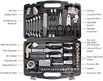 Amazon Basics 131-Piece General Household Hand Tool Set