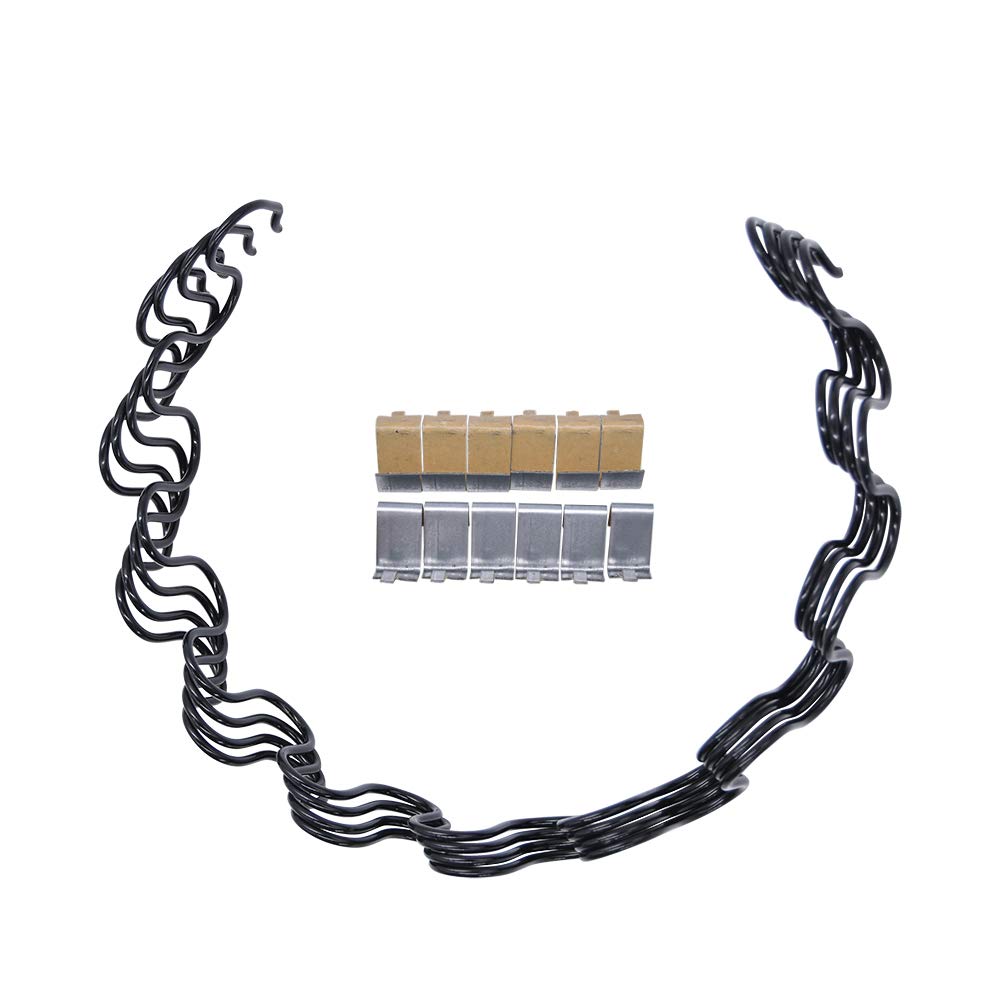 Yoogu 25inch Sofa Upholstery Spring Replacement- 4pk with Z Clips Wire for Furniture Chair Couch Repair