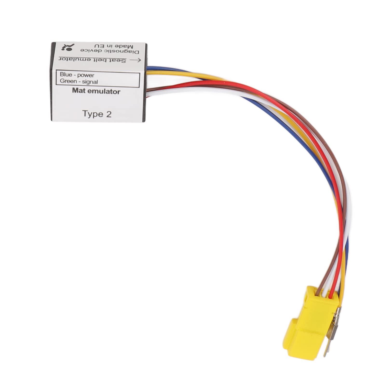Beifahrersitz-Belegungsmatten-Sensor-Bypass-Emulator, Ersatz für EU Benz W639 EU 2003–2014 mit ABS-Material, Löst SRS-Warnlampenproblem