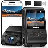 WOLFANG Dash Cam Auto 1440P, WiFi Dashcam per Auto con Scheda SD 32G, Telecamera Auto 170...