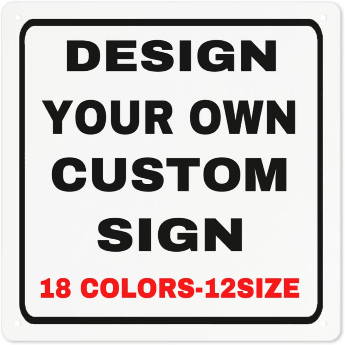 Custom Metal Personalized Signs With Photo Text Logo - Wall Decorative House Signs For Business & Home