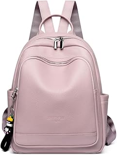 IMPK® Pu Leather Zipper Backpack for Unisex-picture-47