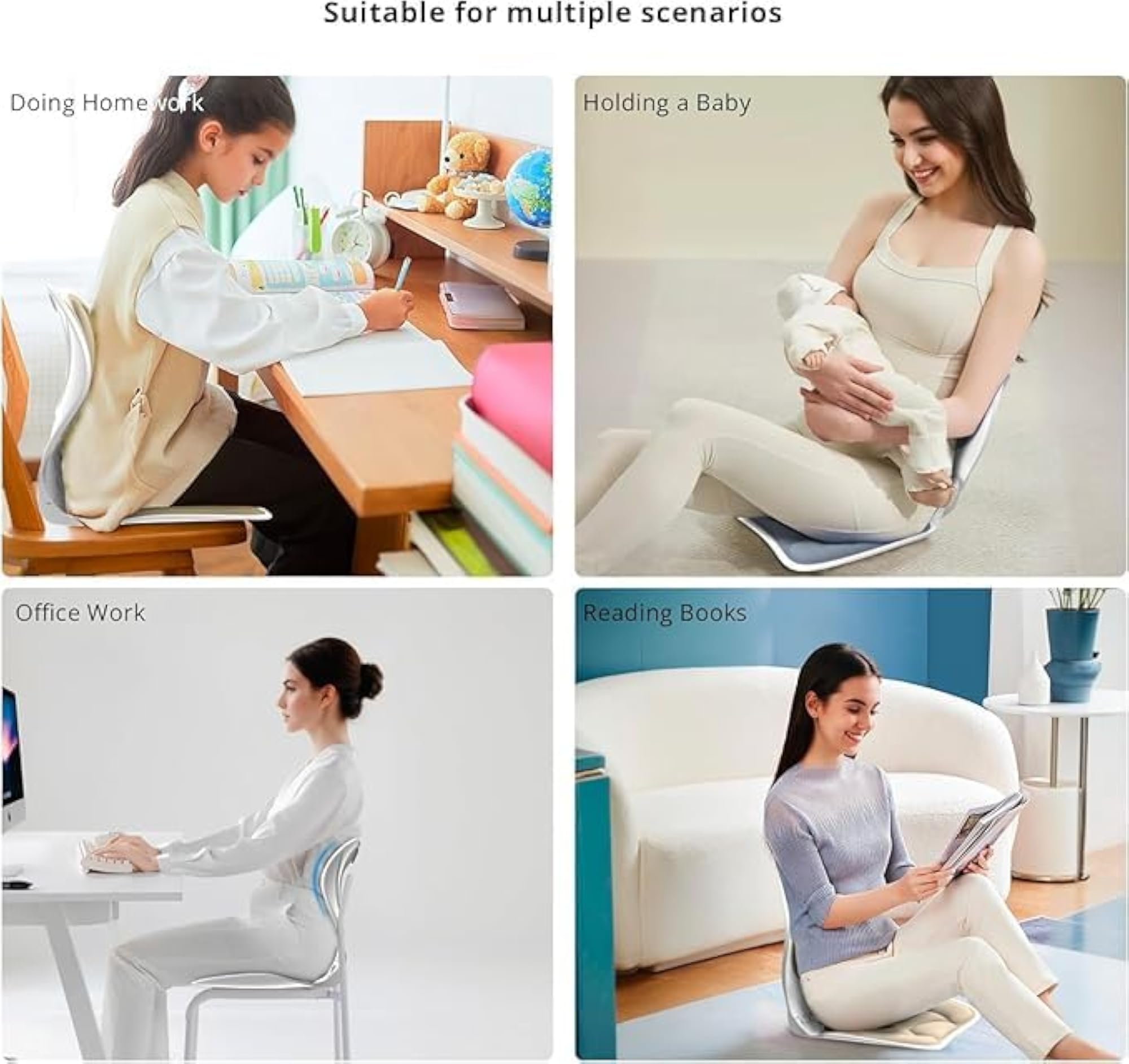 Foldable Lumber Back Support & Posture Corrector Cushion