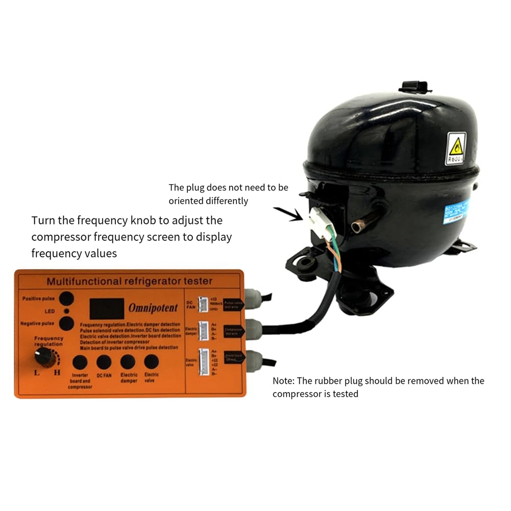 nevera tarjeta inversor compresor válvula solenoide ventilador puerta de aire probador válvula eléctrica herramienta fallo Accesorios