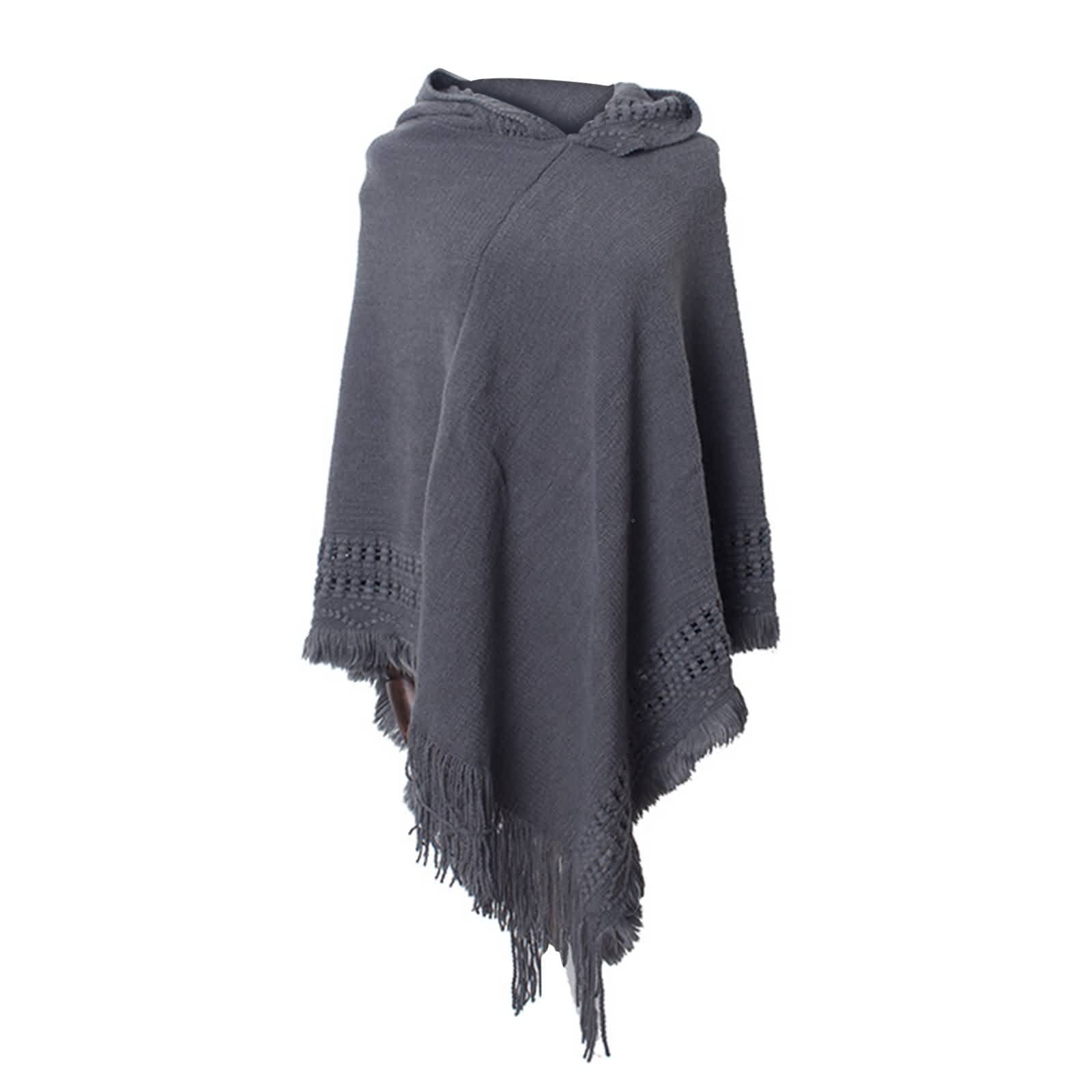 Bufanda de invierno para mujer, sensación de cachemira, bufanda de invierno suave, acrílico con capucha, accesorios de ropa cálida, regalo, Estilo 4