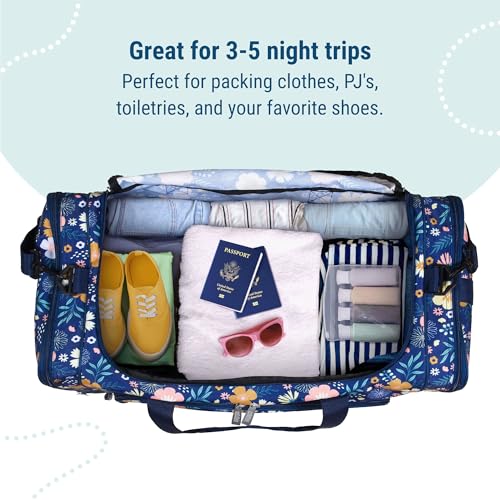 Image of Wildkin Kids Weekender Duffel Bag - Carry-On Size for School, Travel, & Sleepovers