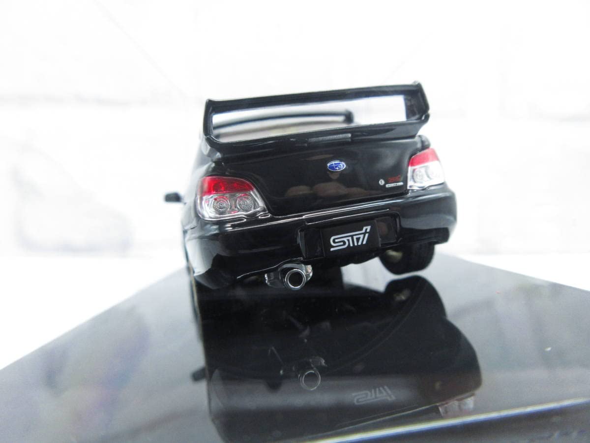 オートアート スバル インプレッサ 1/43 ミニカー 黒 1/43 オートアート 58683 スバル インプレッサ WRX STi 2006