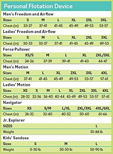 force pullover life jacket