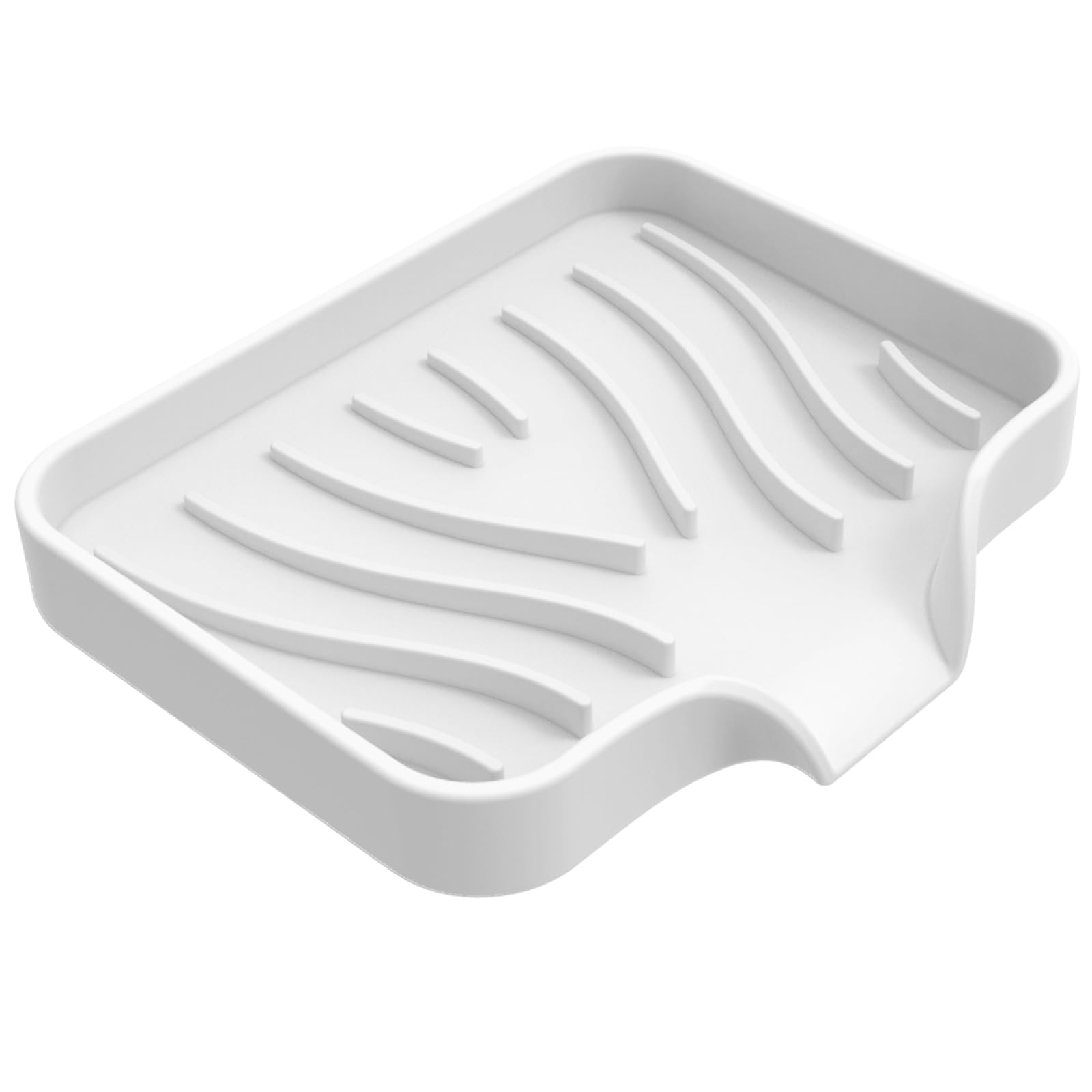 Silicone Soap Sink Draining Rack Holder Rack Antislips Box Tray Drainable Bathroom Decorations for Hotel Bathroom Container