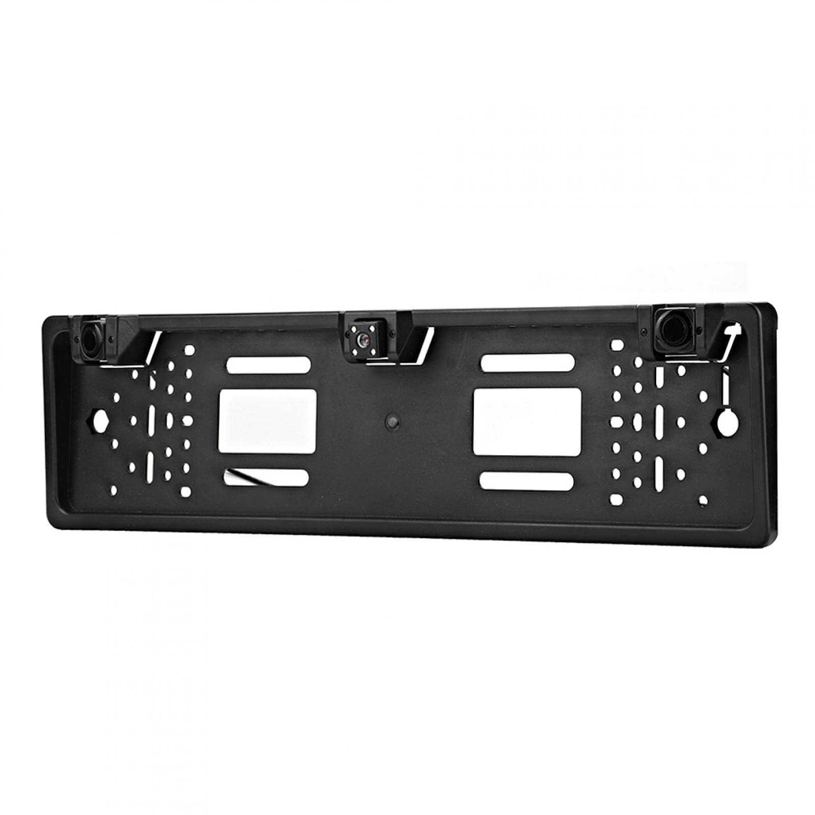 Marco de Placa de Matrícula Europea Cámara de 12LED Pantalla de Marcha Atrás Sensor de Aparcamiento Kit de de Marcha Atrás Accesorios para Coche
