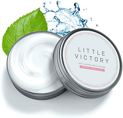 Anti-Aging Hyaluronic Acid Night and Day Moisturizer | Little Victory | 2.1 Fl Oz Stem Cell Anti-Wrinkle Face Cream | Vegan Skin Care Lotion | Animal Cruelty-Free | Made in The U.K.