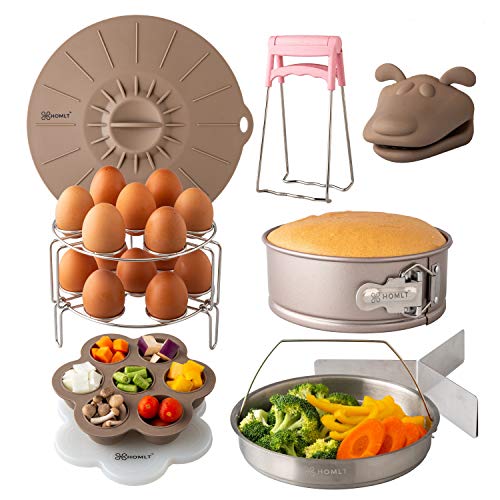 Homlt Pressure Cooker Accessories Set - Compatible with Instant Pot 5,6,8 QT