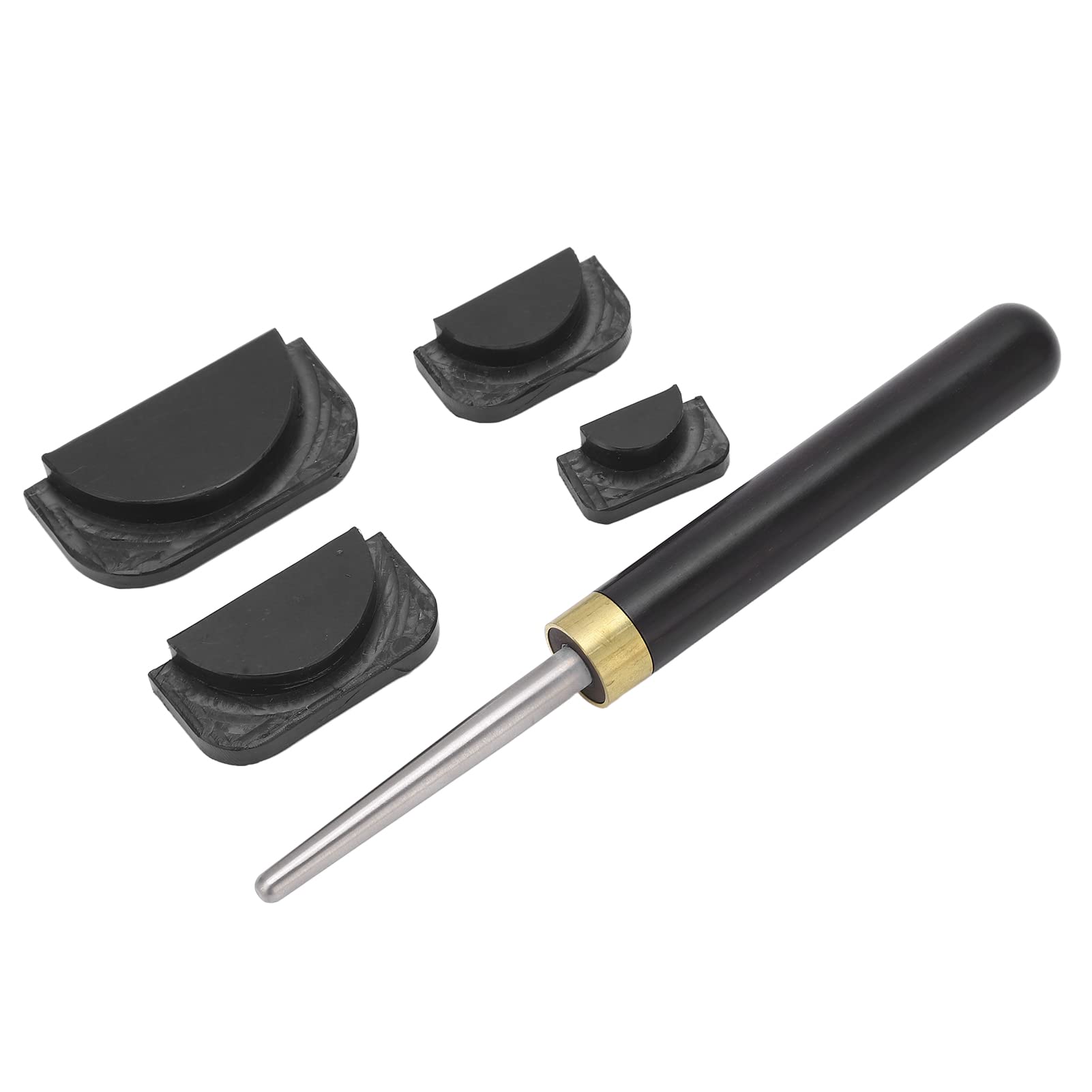 Kit de herramientas de reparación de saxofón, kit de herramientas de reparación de saxofón, almohadillas de orificio de tono, barra de lapeado de abolladuras para saxofón de agudos de rango medio teno