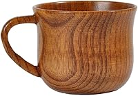 Vista 1 de Taza de cerveza de azufaifo con asa, reutilizable, para té, leche, agua, sólida y práctica