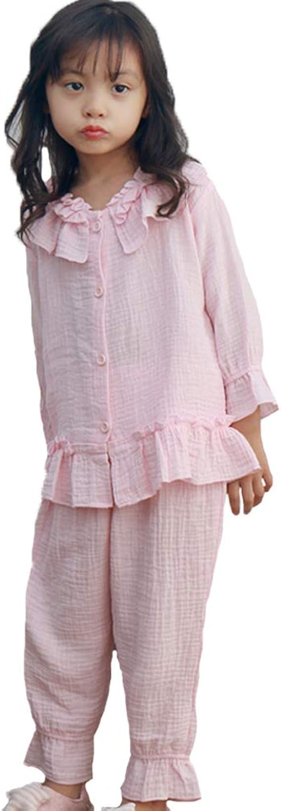 Amazon Clella 女の子 パジャマ ガールズ 長袖 セット ルームウェア かわいい 100cm 160cm ナイトウェア 子供服 キッズ ゆったり 部屋着 寝間着 秋冬 肌着 快適 肌触りがいい パジャマ 通販