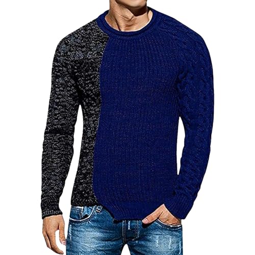 Pull en tricot col rond idéal pour un look décontracté chic en ville ou au bureau