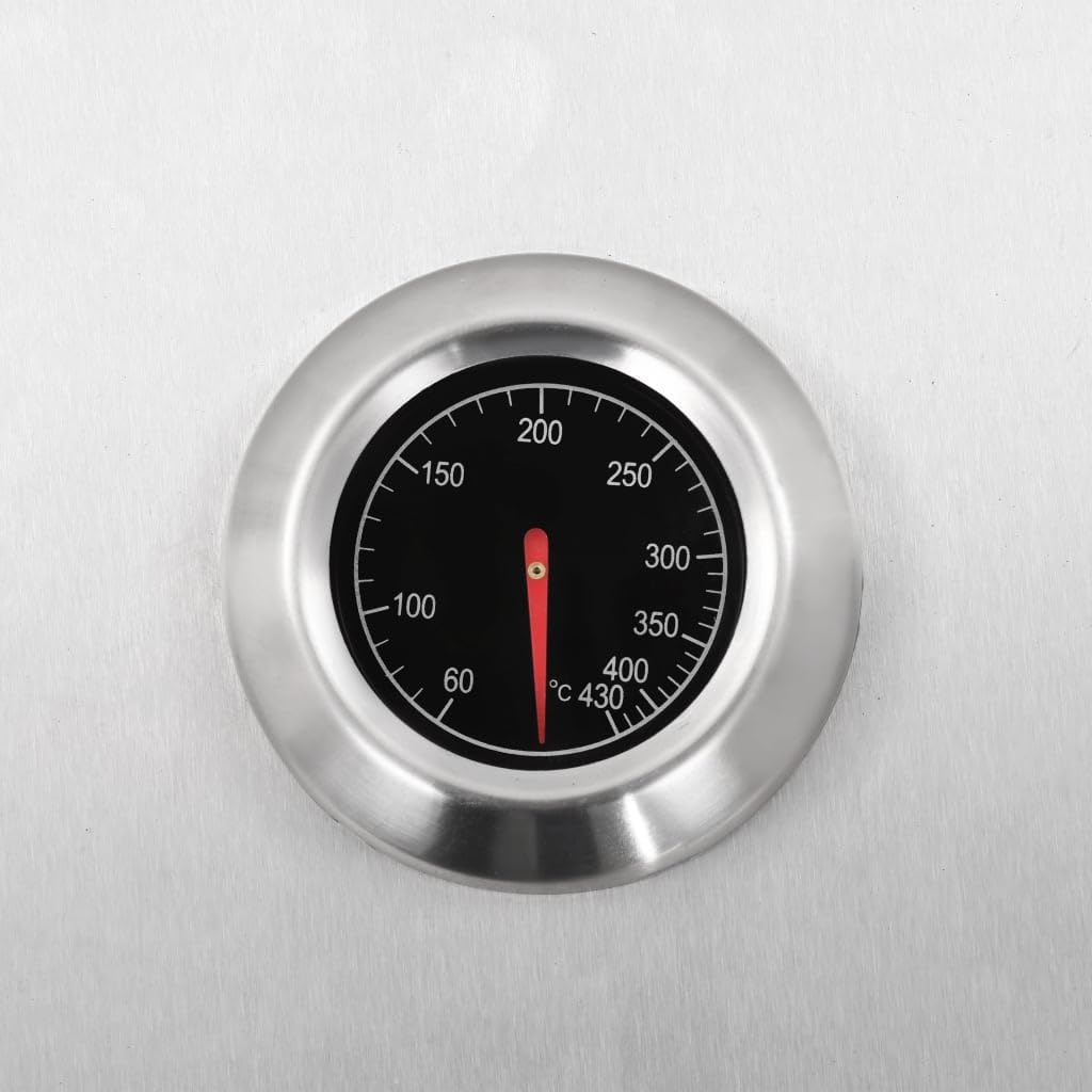 vidaXL Horno de Pizza con Piedra de Cerámica para Barbacoa Utensilio Cocina Plancha para Asar Tostador de Rápido Calentamiento Carbón Gas