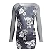 Produktbild FIRSS Damen Umstandsshirt,Drucken Umstandstop Langarm Schwangerschaft Rundkragen Umstandsmode Kleidung T-Shirt Mutterschafts Umstandskleidung