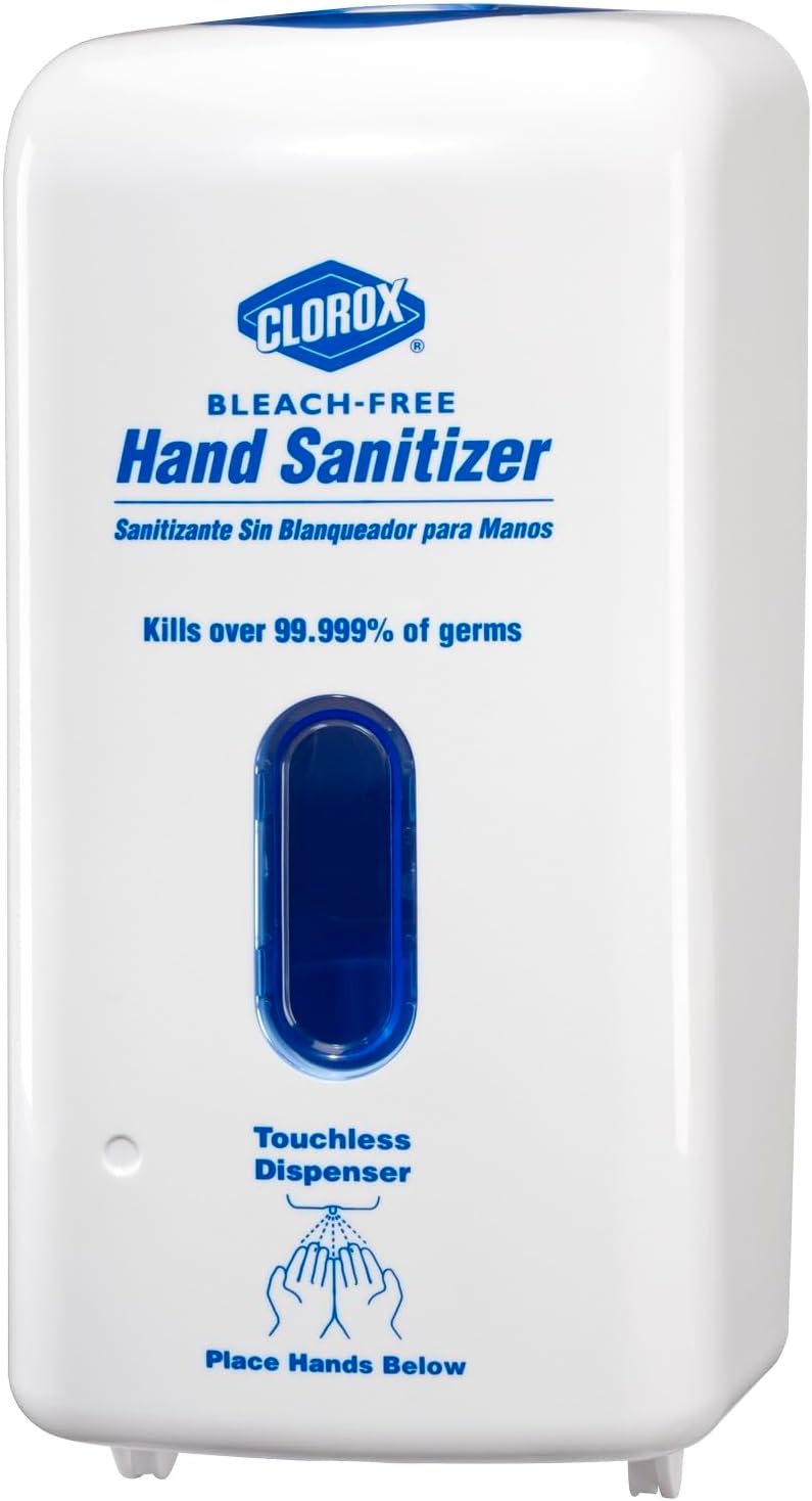 Clorox Commercial Solutions Hand Sanitizer Touchless Dispenser, 1 Liter Each (Pack of 4) (30242)