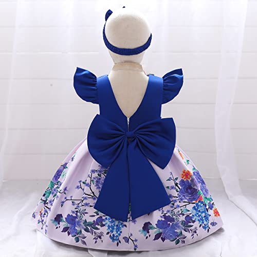 Vestido de niña vacacional con manga voladora para tardes de playa 3
