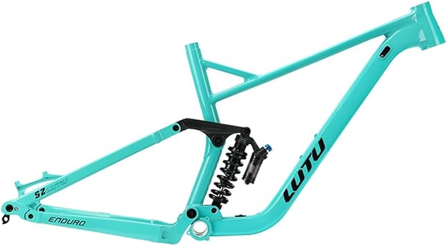 27.5er/29er Full Suspension Mountain Bike Frame Travel 140mm Boost Frame 12x148mm Thru Axle Enduro Frame 16/18 Disc Brake DH/AM/XC Downhill Frame with Rear Shocks