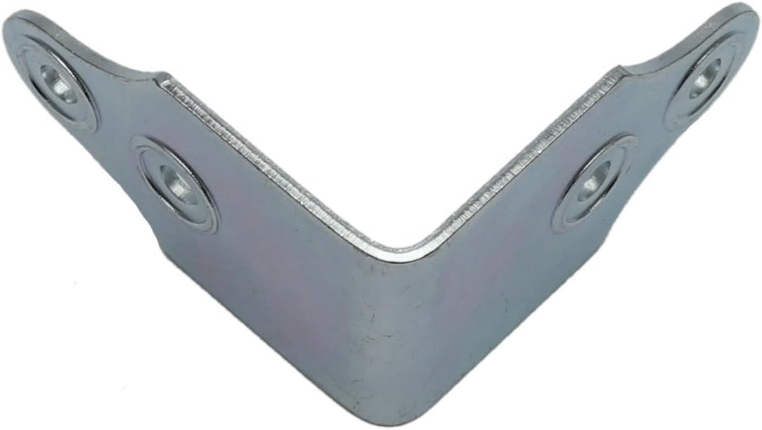 TCHHardware 8 Pack Steel Corner Bracket - Case Clamp Brace Rivet Screw Protector - Road Flight Case Trunk Extrusion