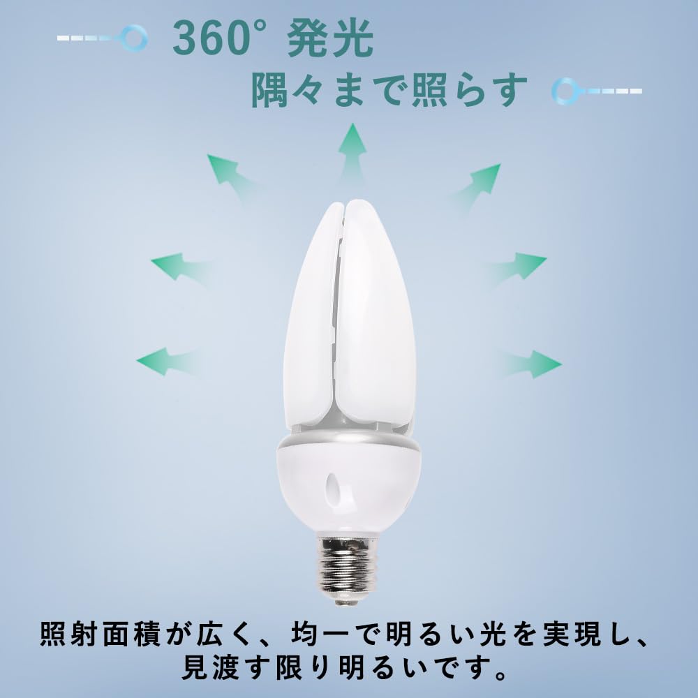 Amazon | 【10セット】60W LEDコーンライト E39 水銀灯 12000lm e39