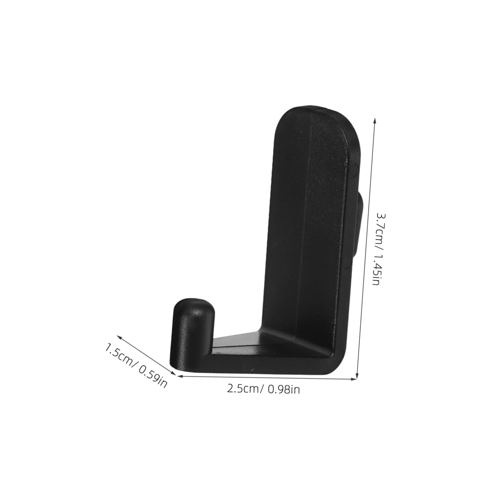 OSALADI 5pcs Single Hole Hooks for Pegboard Wall Hooks Quick Install for Kitchen Cabinets Desk Accessories and Home Dec