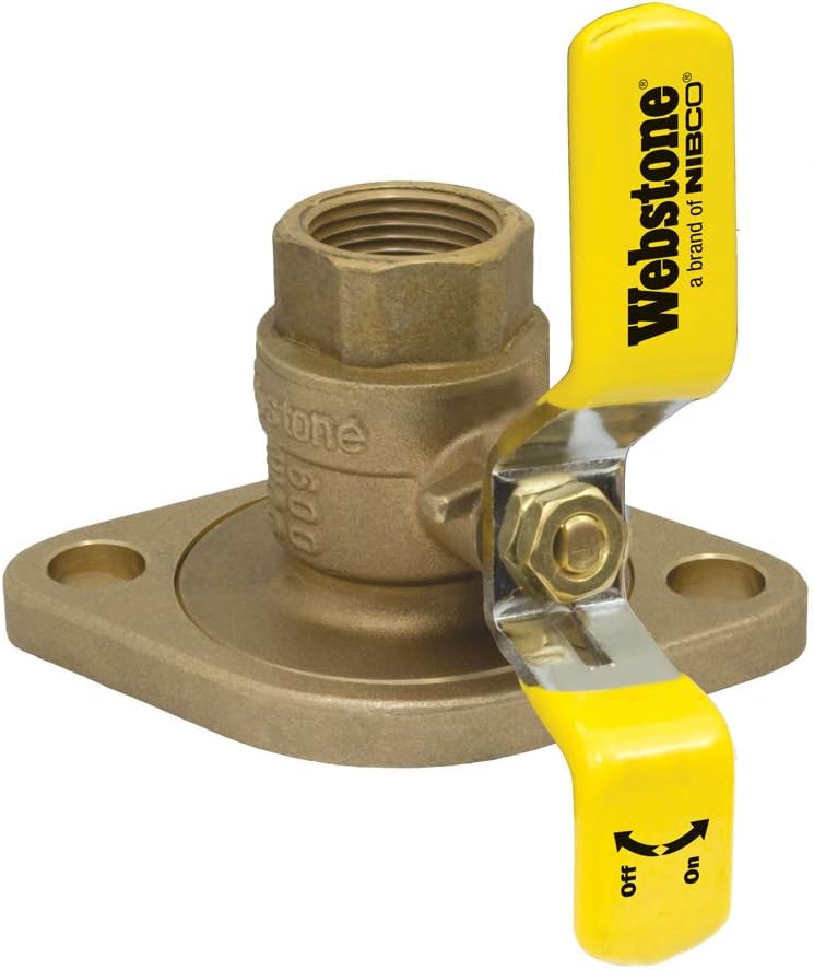 NIBCO 3/4 IPS Isolator with Rot FLG FP BR Ball Valve