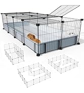 Amazon | BUCATSTATE ペットサークル ペットゲージ ペットフェンス