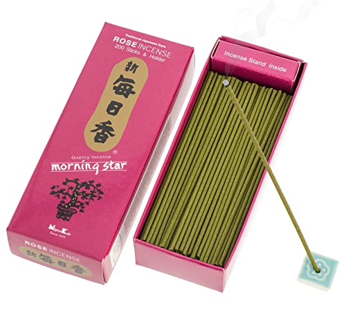 Incenso Morning Star Rosa 200 bastoncini