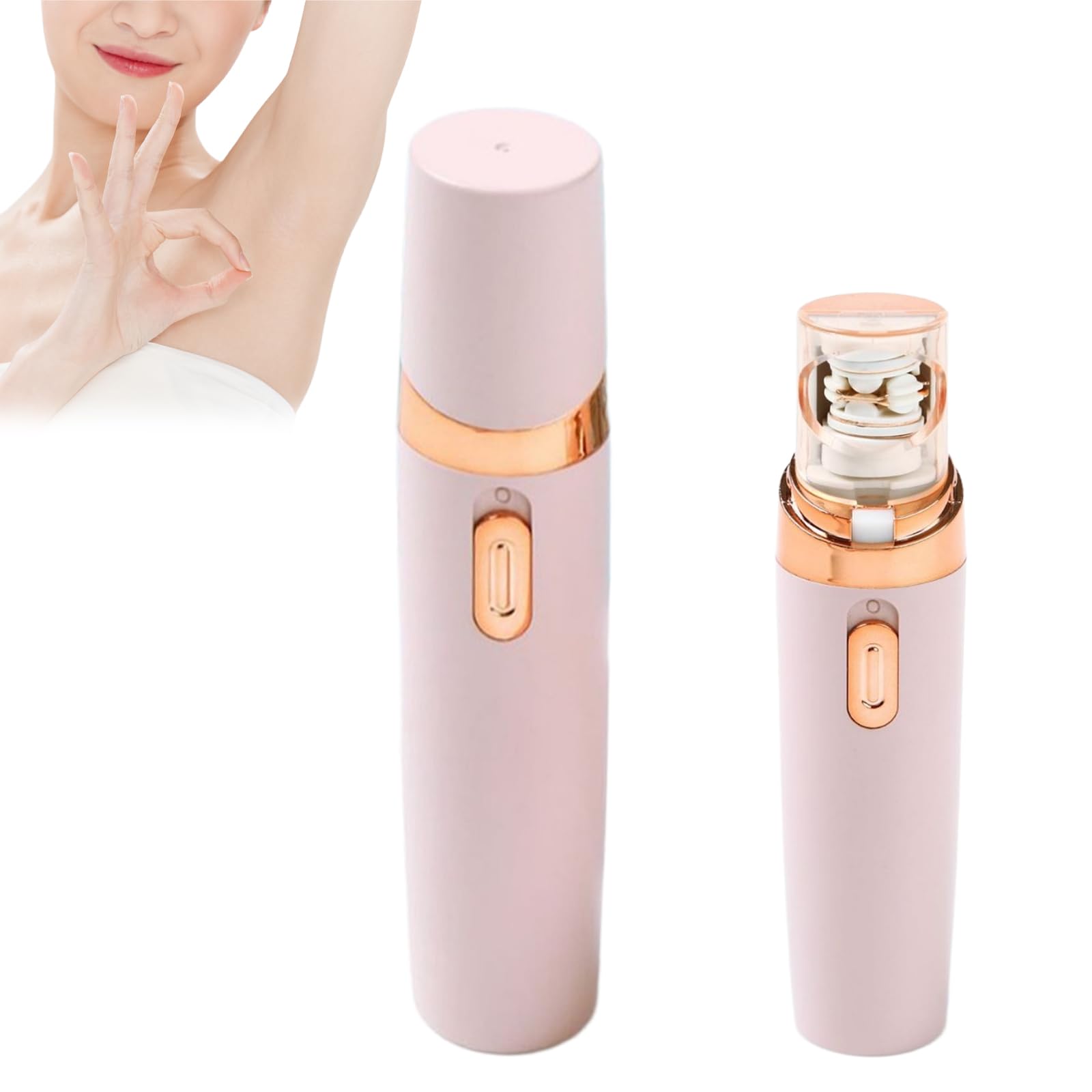 Pluzy Epil Pro 3.0 Women Face Epilator, Hair Removal for Face, 2-in-1 Pluzy Epilator Pro 3.0 Face, Lumisylk Pro Facial Epilator, for Face, Hand, Legs, Underarms (Batterypowered)
