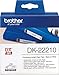 Produktbild Brother Endlosetiketten/DK22210 29 mm x 30,48 m Endlosktiketten