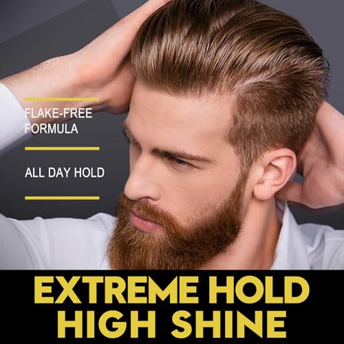 JVR Men's Hair Styling Pomade - Strong Hold & High Shine, 80g - Image 3
